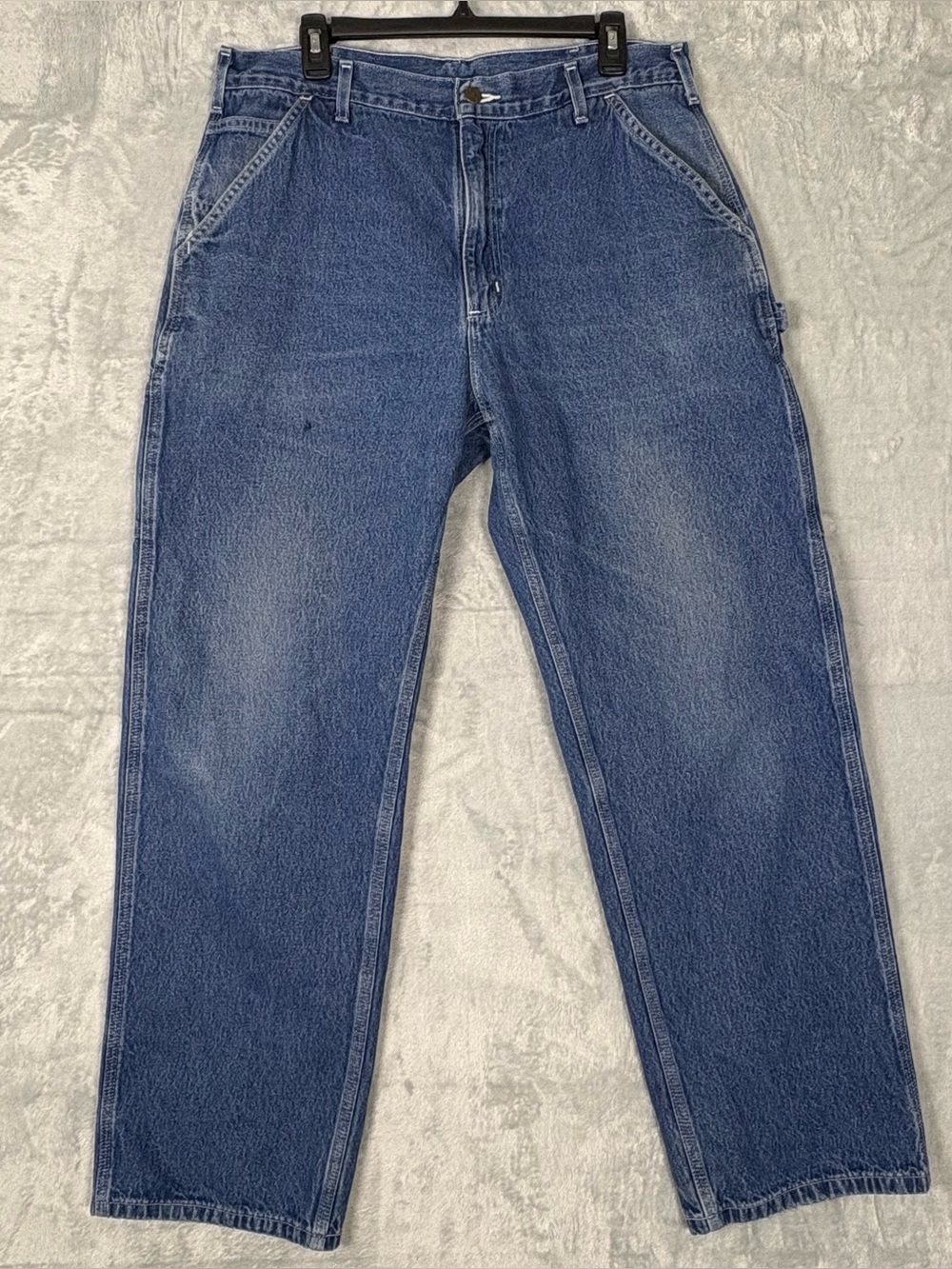 Carhartt Mens Size 36x32 Dungaree Fit Carpenter Pant B13-DST (34x31)